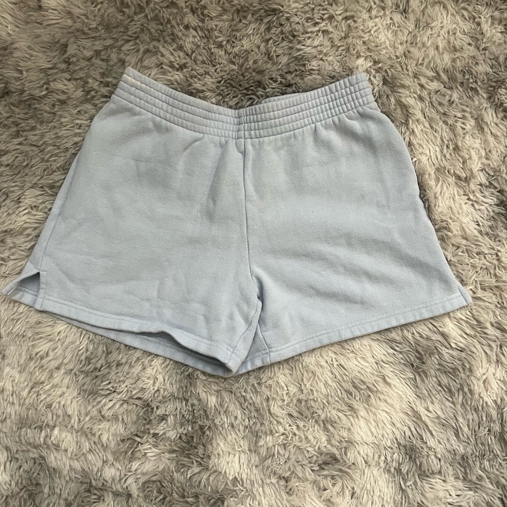 Aritzia TNA light blue sweatshorts size small